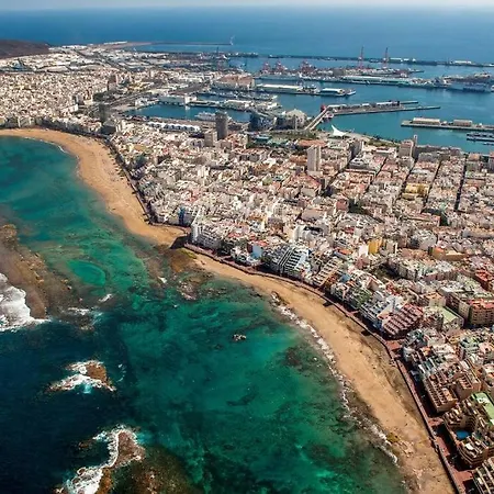 Apartamento Beachfront With Open Terrace In Canteras